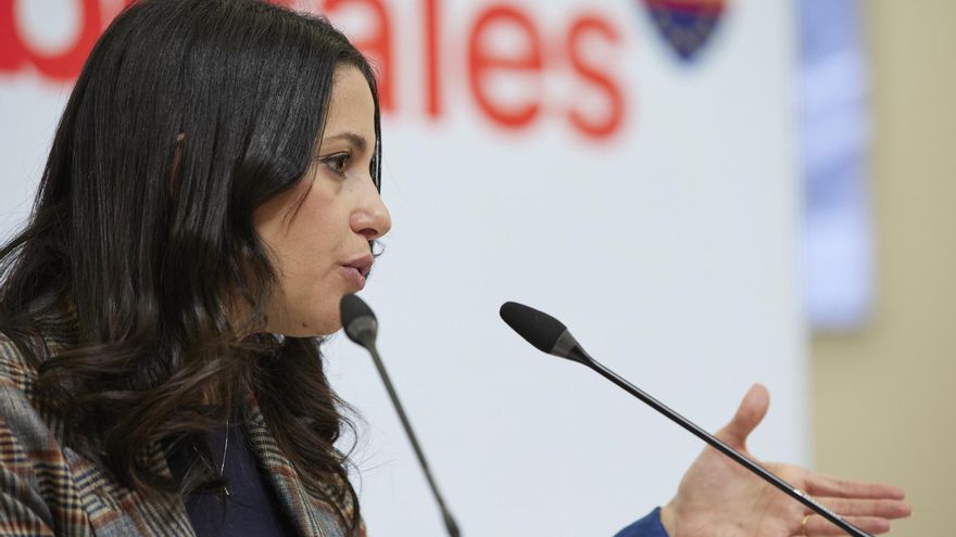 La líder de Cs, Inés Arrimadas.
