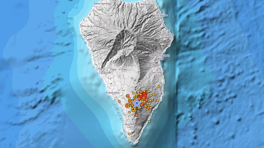 Sube la actividad sísmica en La Palma con 38 terremotos desde la medianoche