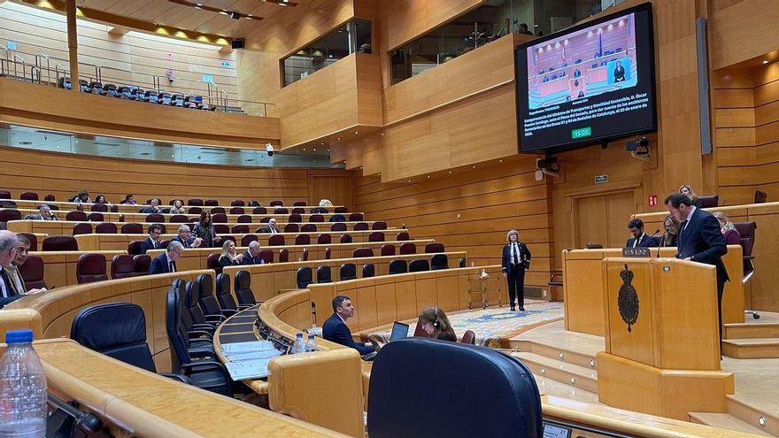 La bancada del PP se vacía en la comparecencia de Puente sobre Rodalíes convocada por su grupo.