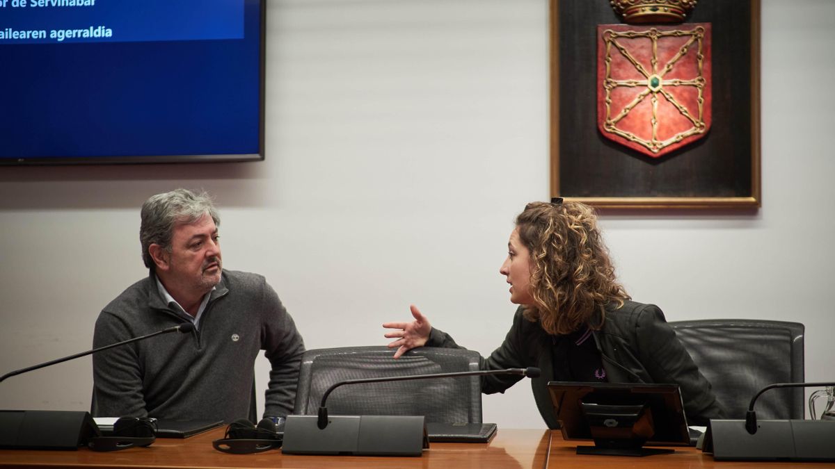 Antxon Alonso, en la comisión de investigación del Parlamento de Navarra