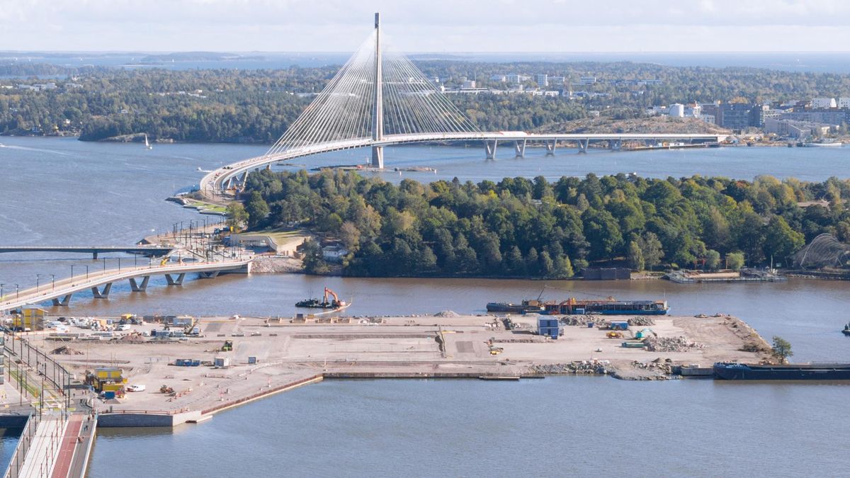 El puente más largo del mundo para peatones: Kruunuvuorensilta, está en Helsinki y no permite coches