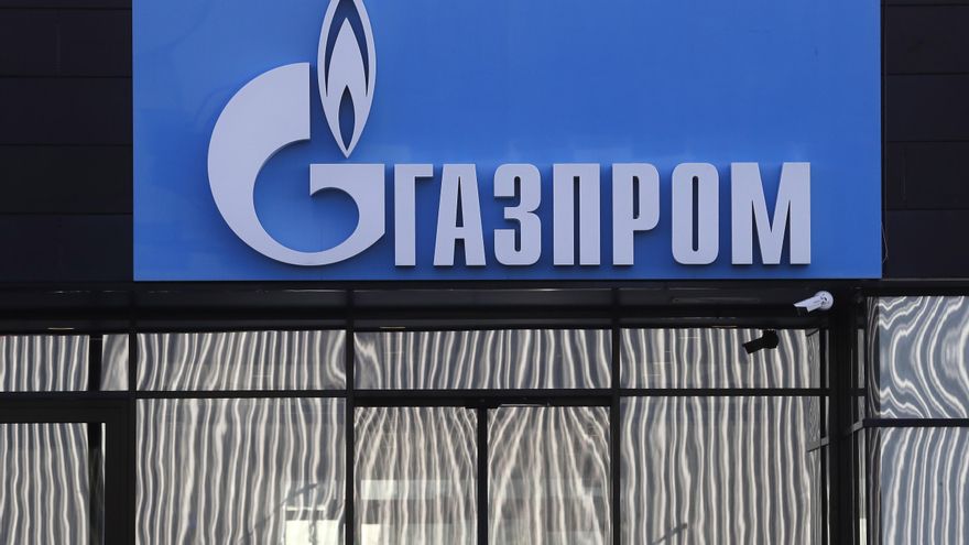 A Gazprom office in St. Petersburg, Russia. EFE/EPA/ANATOLY MALTSEV