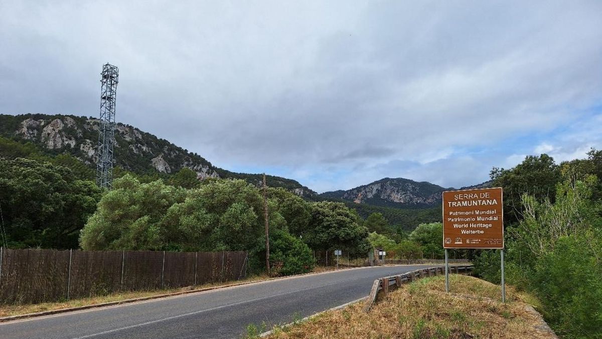 Antena posada, polèmica servida: una torre en plena Serra de Tramuntana reobre el pols entre cobertura mòbil i paisatge protegit