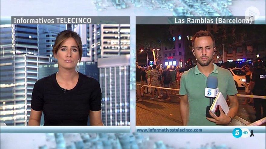 Crespón negro en Telecinco