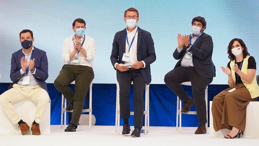 Ayuso y el resto del PP se dan cita en Galicia para celebrar la decisión de Feijóo de recluirse en la política local