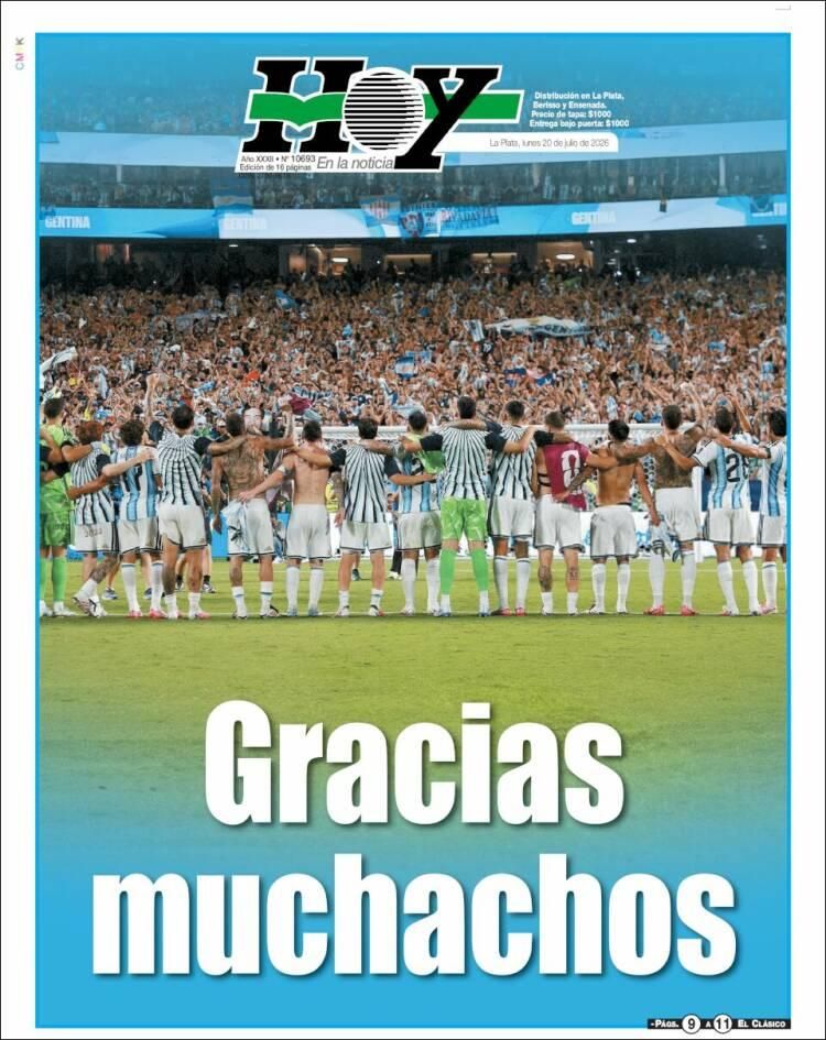 Las lágrimas de Messi y el título de España, en las tapas de los diarios del mundo