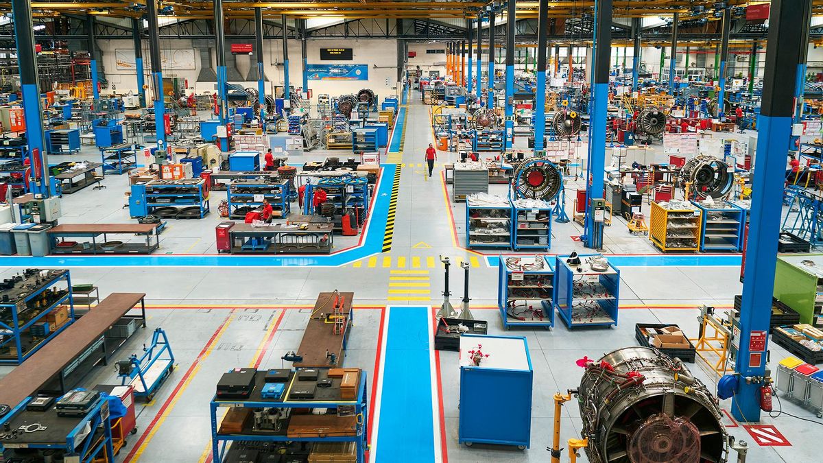 Taller de Motores de Iberia Mantenimiento de Iberia