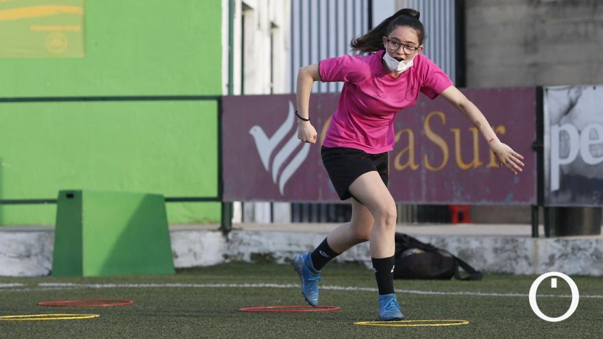 Entrenamiento del equipo Paquillo Moreno de Montilla