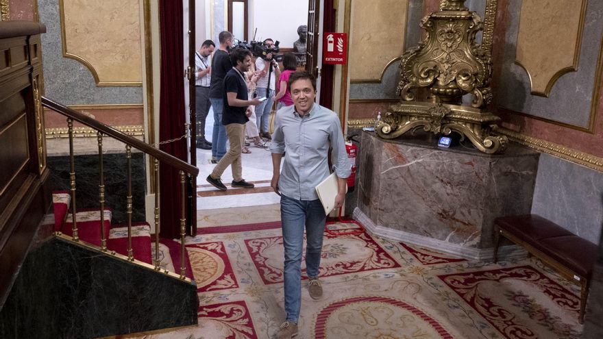 El portavoz de Más País, Íñigo Errejón.