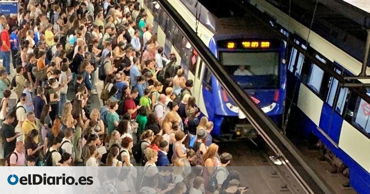 La Comunidad de Madrid responde a las aglomeraciones de viajeros asegurando que su Metro es “el mejor del mundo”