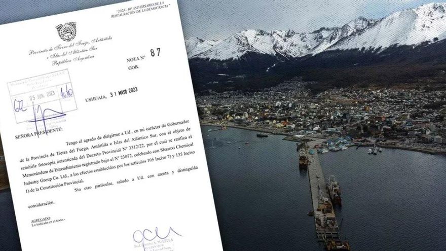 La oposición denunciará penalmente la construcción de un puerto de China en Tierra del Fuego