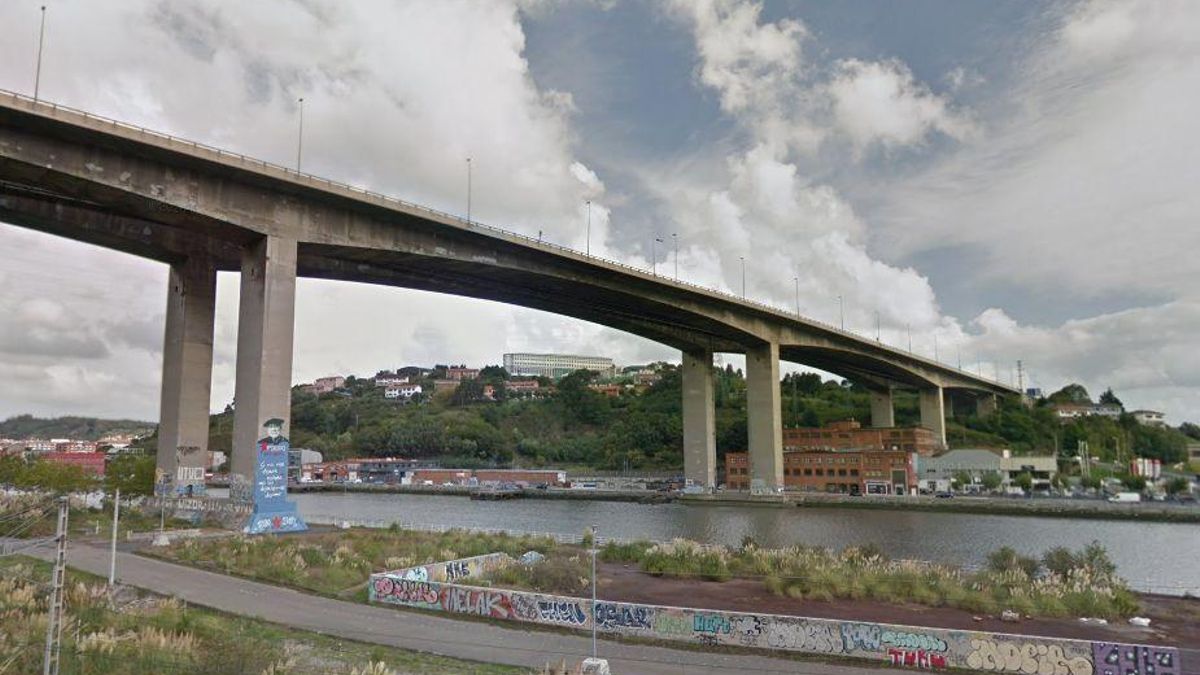 El puente de Rontegi, en Barakaldo