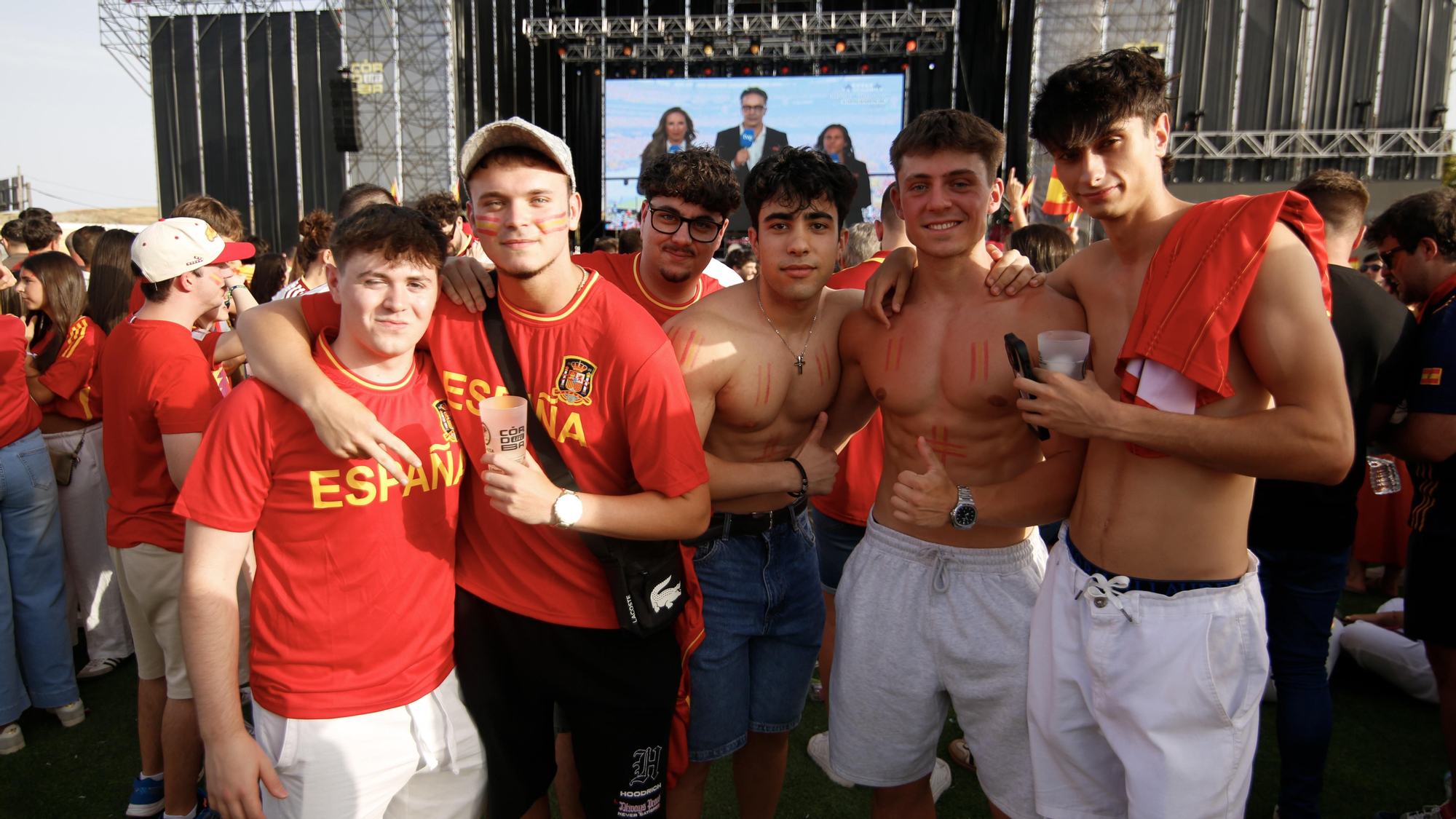 Afición de la selección española en el Córdoba Live