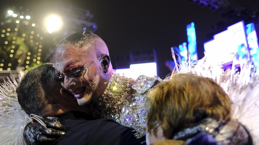 Vulcano, ganador de la gala Drag Queen de Las Palmas de Gran Canaria. EFE/ Angel Medina G.