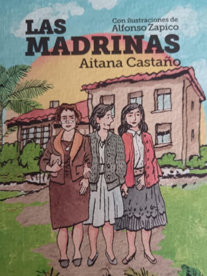 Portada del libro "Las madrinas" de la escritora y periodista langreana Aitana Castaño.