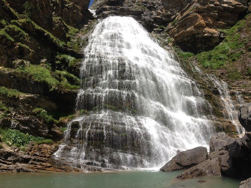 La Cola de Caballo, la cascada más famosa del Pirineo oscense.