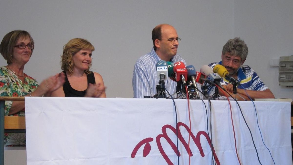 Un momento de la rueda de prensa.