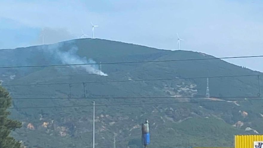 Inicio del incendio de Castropodame