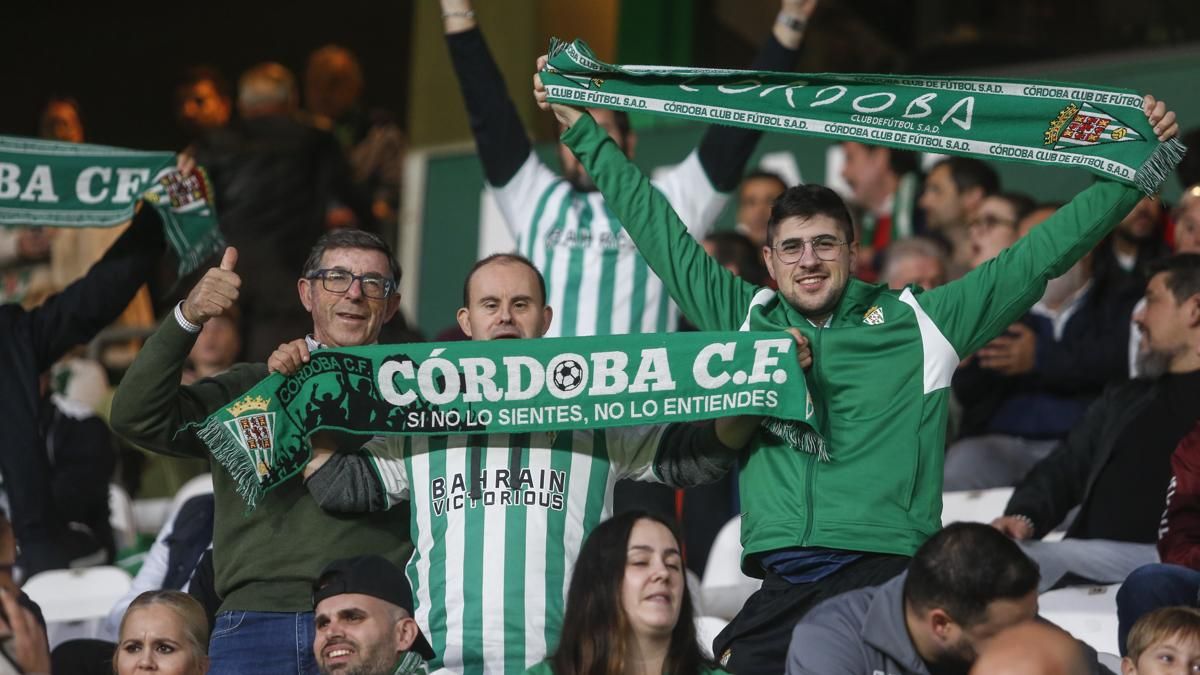 Grada Blanquiverde del Córdoba CF - RC Deportivo