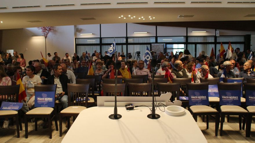 Último mitin del día en Bolaños de Calatrava