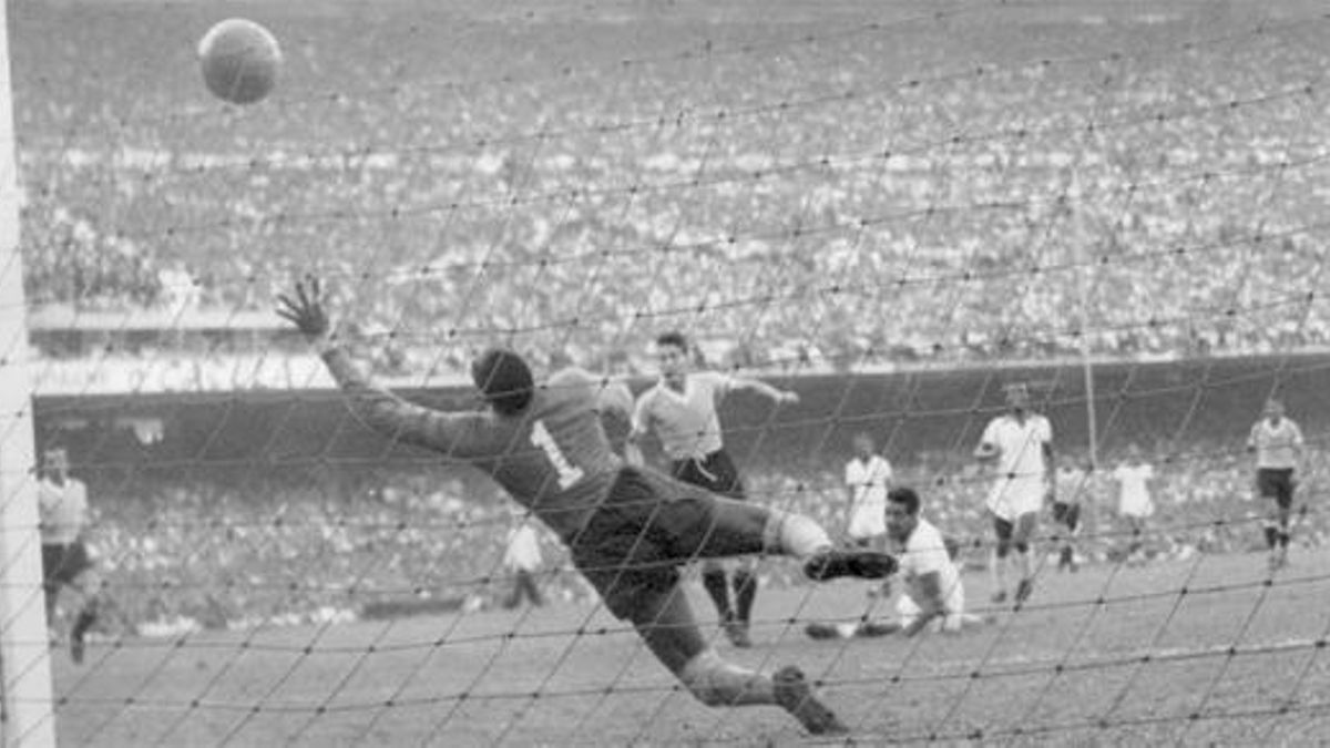 George Reader, a la derecha, en la famosa final del 'maracanazo'.
