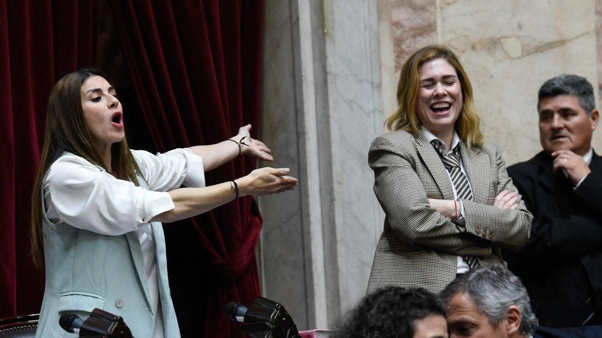 Marcela Pagano y Lilia Lemoine, en la sesión del 27/8/2025