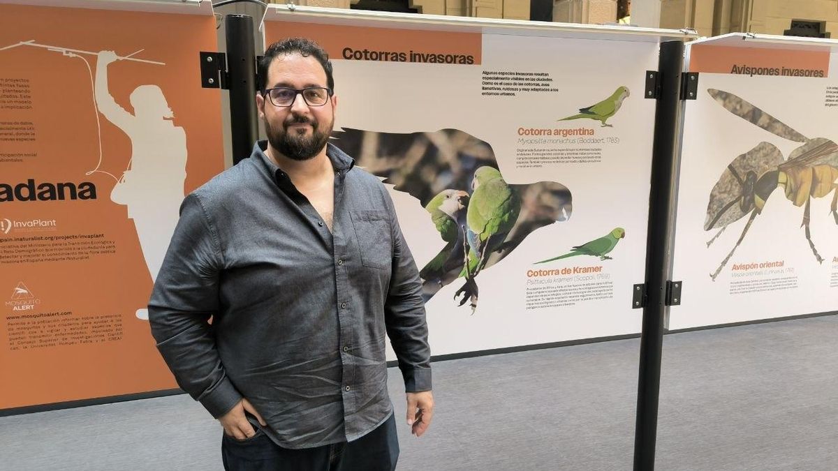 Ismael Ferreira, comisario de la exposición 'Especies invasoras: el caso Andalucía', que se podrá disfrutar en la nueva temporada de la Casa de la Ciencia de Sevilla.