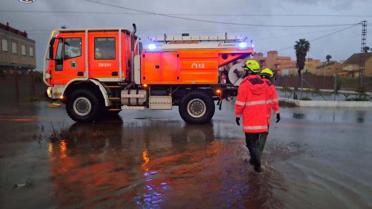Una de las intervenciones del Consorcio de Bomberos de València.