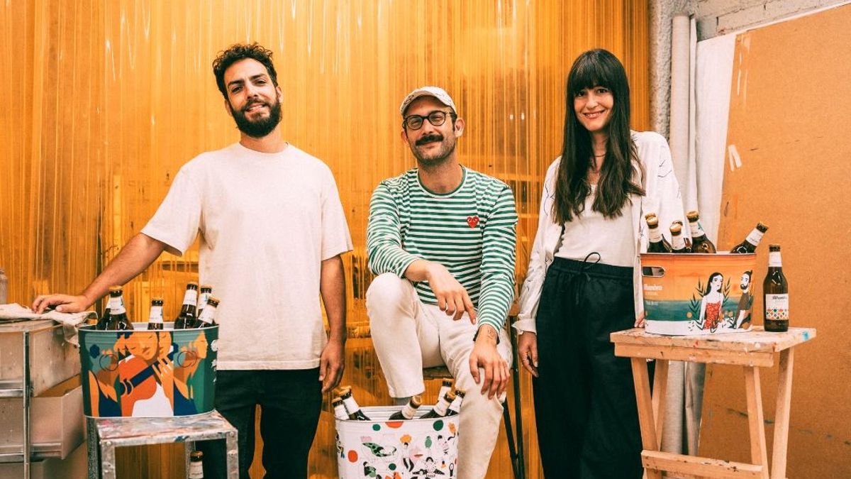 De izquierda a derecha Zësar Bahamonte (Sevilla), Pablo Little (Córdoba) y María Hesse (Huelva)