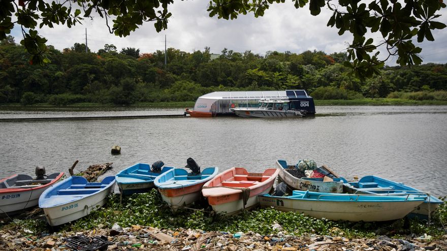 El río Ozama en República Dominicana se vislumbra liberado de plásticos