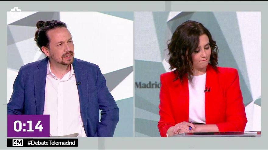 Iglesias reprocha a Ayuso los datos de la pandemia en la Comunidad de Madrid