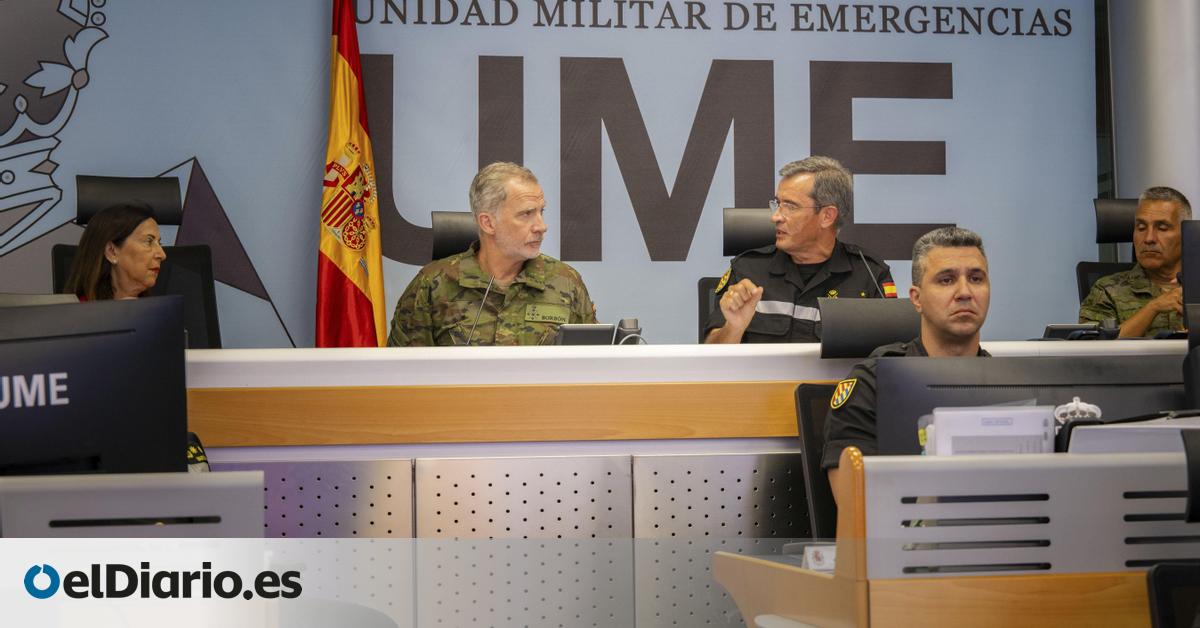 Robles acusa al PP de “demagogia” por pedir más medios militares e insiste en que solo la UME puede atacar directamente al fuego