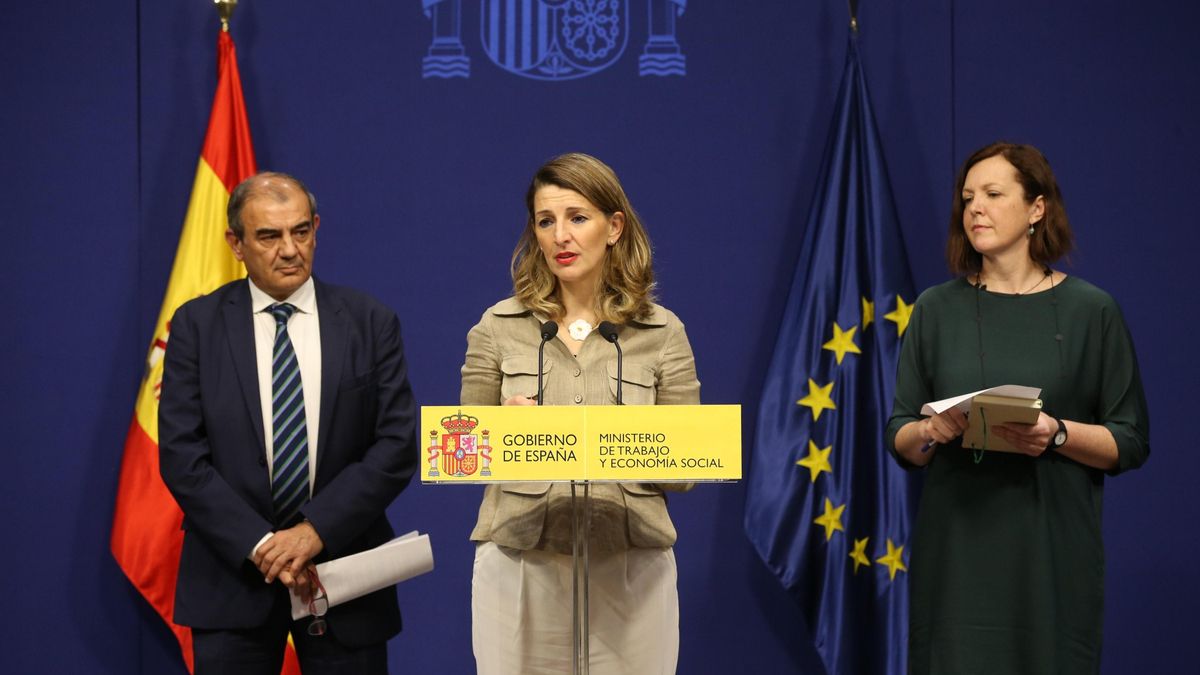 La ministra de Trabajo y Economía Social, Yolanda Díaz, en una imagen de archivo.
