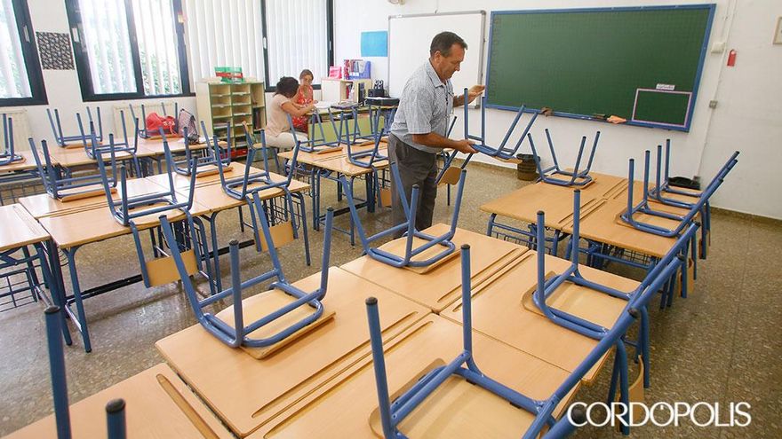 Aula de Hernán Ruiz, uno de los colegios en los que se imparte el programa