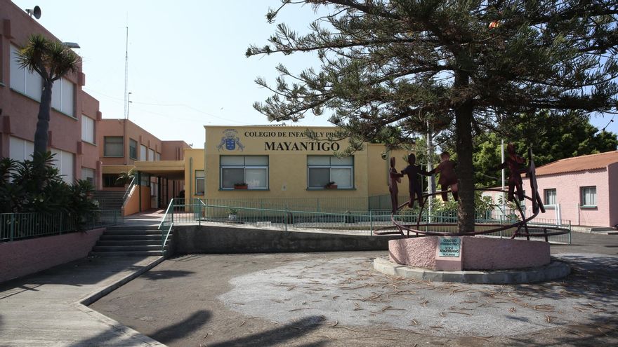 Uno de los colegios afectados por el cese de la actividad lectiva en La Palma.