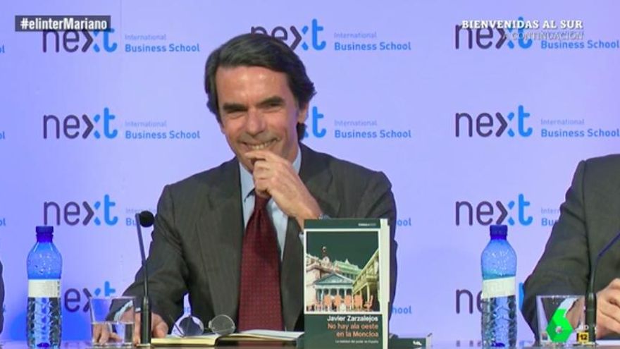 Aznar en la presentación de su libro