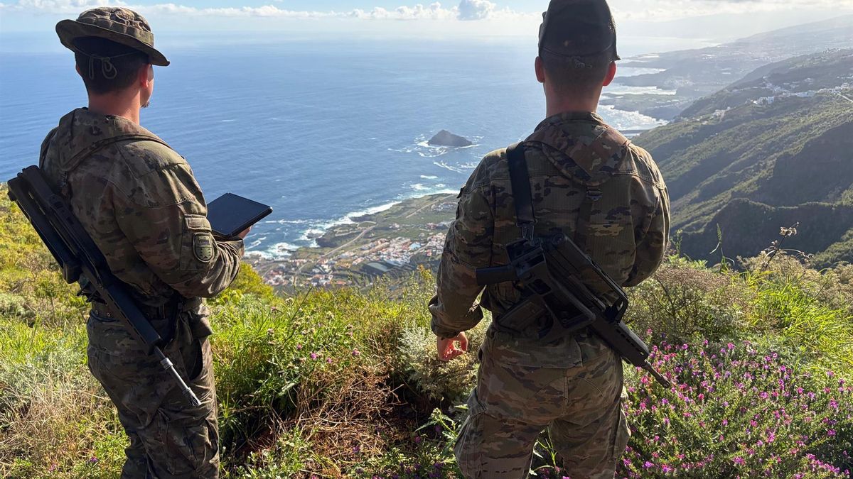 El Ejército se despliega en Tenerife para realizar labores de vigilancia en la isla