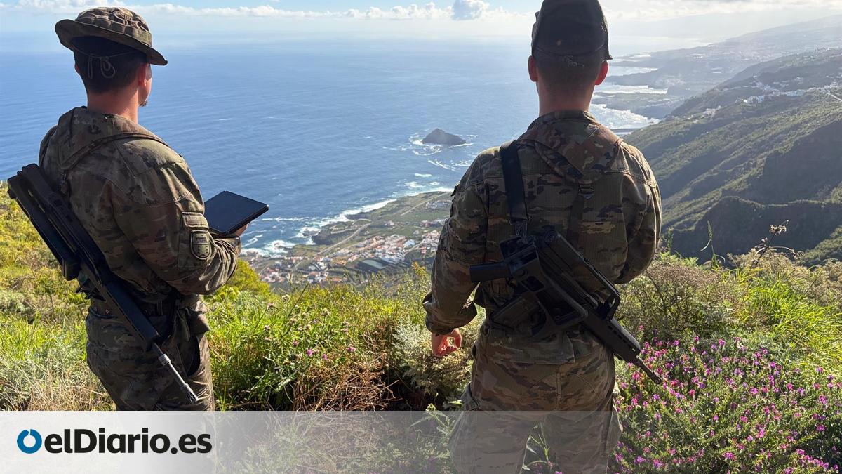 El Ejército se despliega en Tenerife para realizar labores de vigilancia en la isla