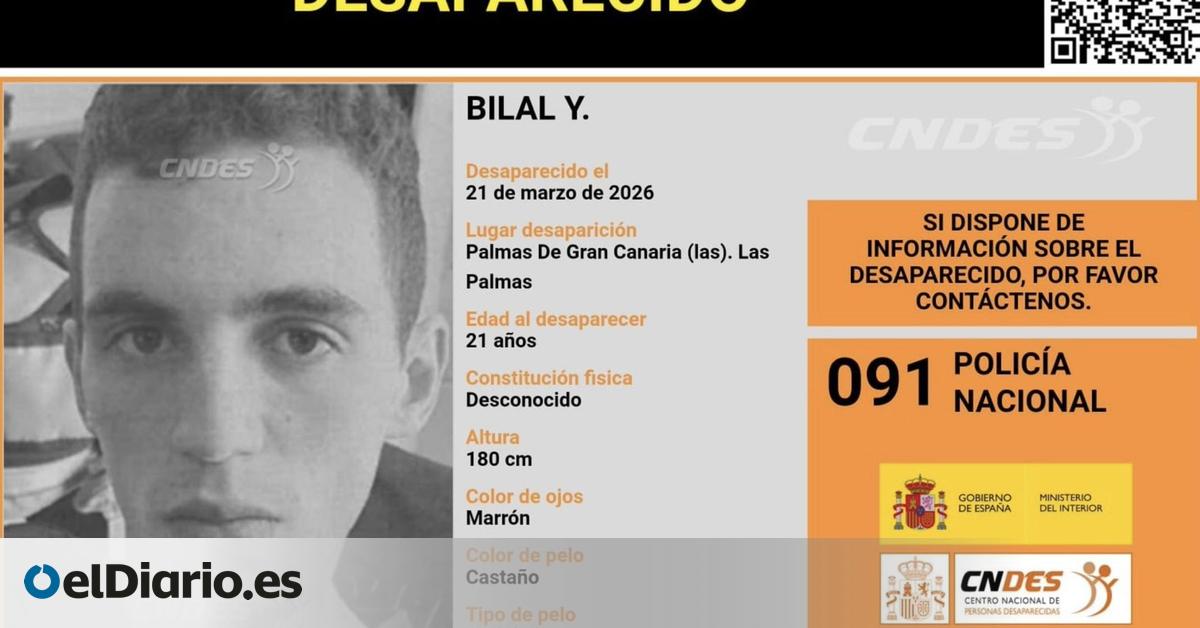 La Policía pide colaboración ciudadana para encontrar a Bilal, un joven de 21 años desaparecido en Gran Canaria