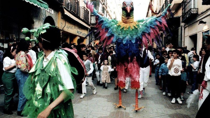 Un espectáculo de calle durante el Maratón de los Cuentos de Guadalajara, hace unos años