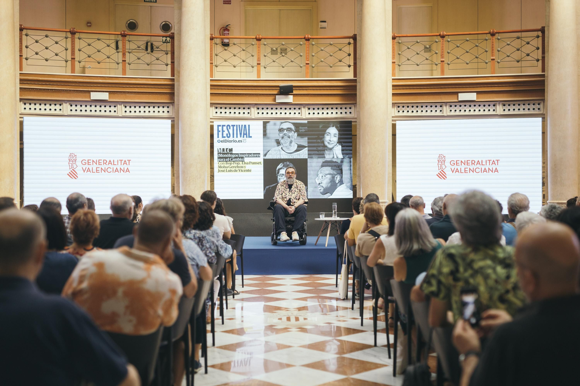 Bob Pop protagoniza la primera charla  de los Monólogos Inspiradores para el Cambio en el Palacio de las Comunicaciones