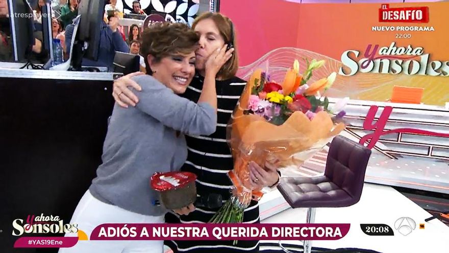 Sonsoles Ónega se despidió de la directora de su programa, que "empieza una nueva etapa"