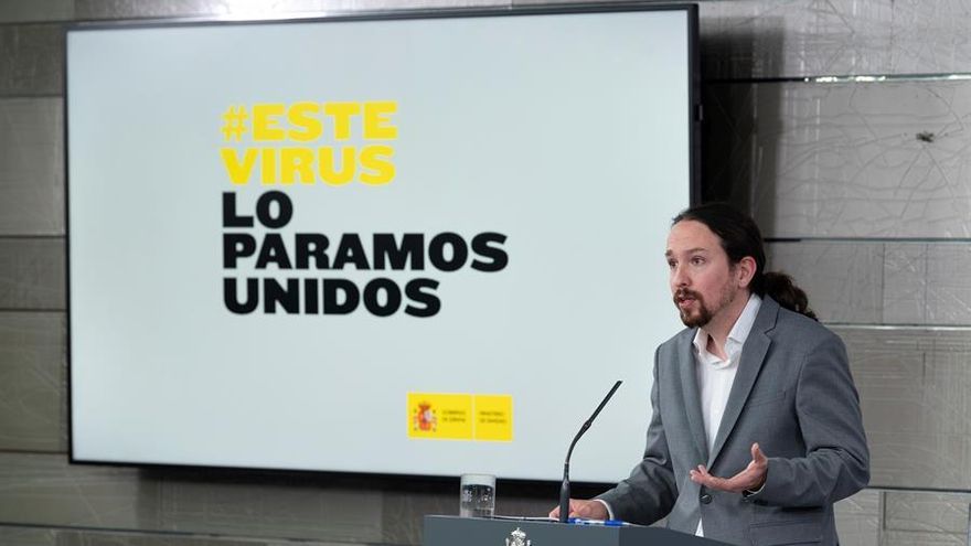 El vicepresidente y ministro de Derechos Sociales, Pablo Iglesias
