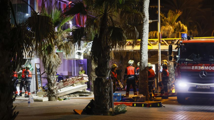 Quatre morts i 16 ferits a un esfondrament d'un edifici a Platja de Palma