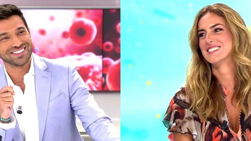 Marc Calderó y Verónica Dulanto