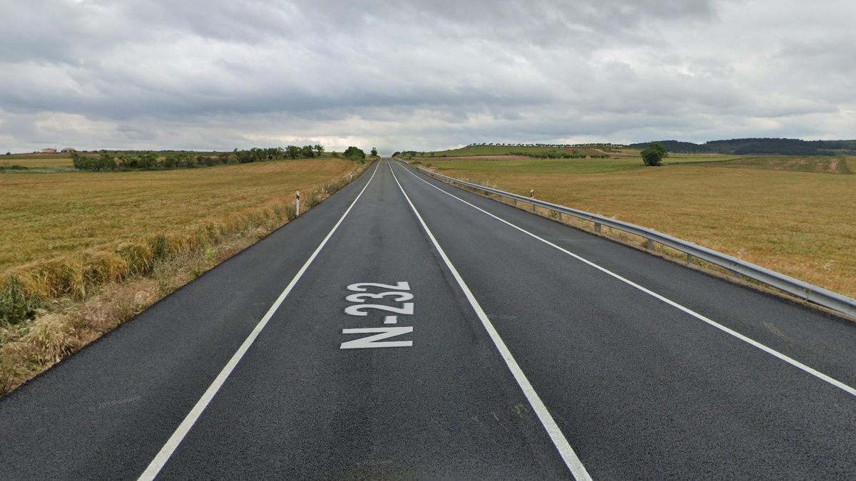 Fallece el joven de 16 años herido en un accidente en la N-232 el 27 de diciembre