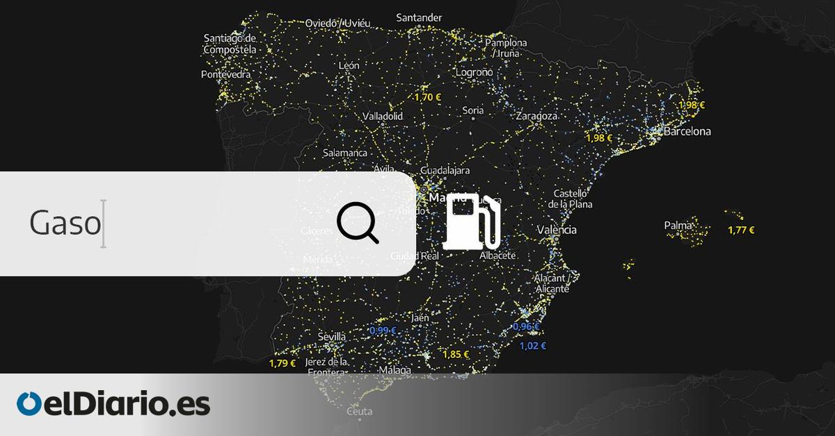 Buscador: encuentra las gasolineras más baratas en España para la operación salida del verano