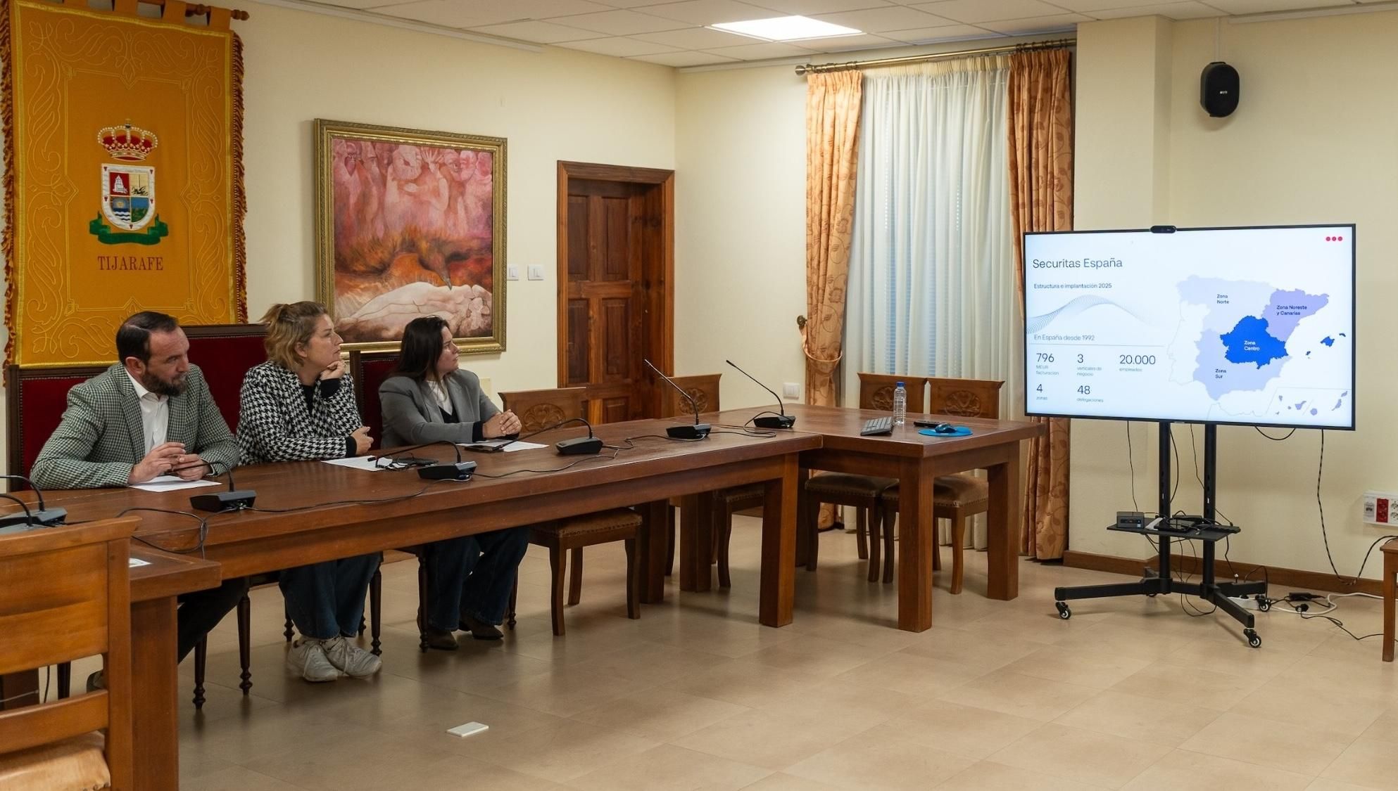 Presentación en Tijarafe del sistema pionero de detección precoz de incendios forestales.