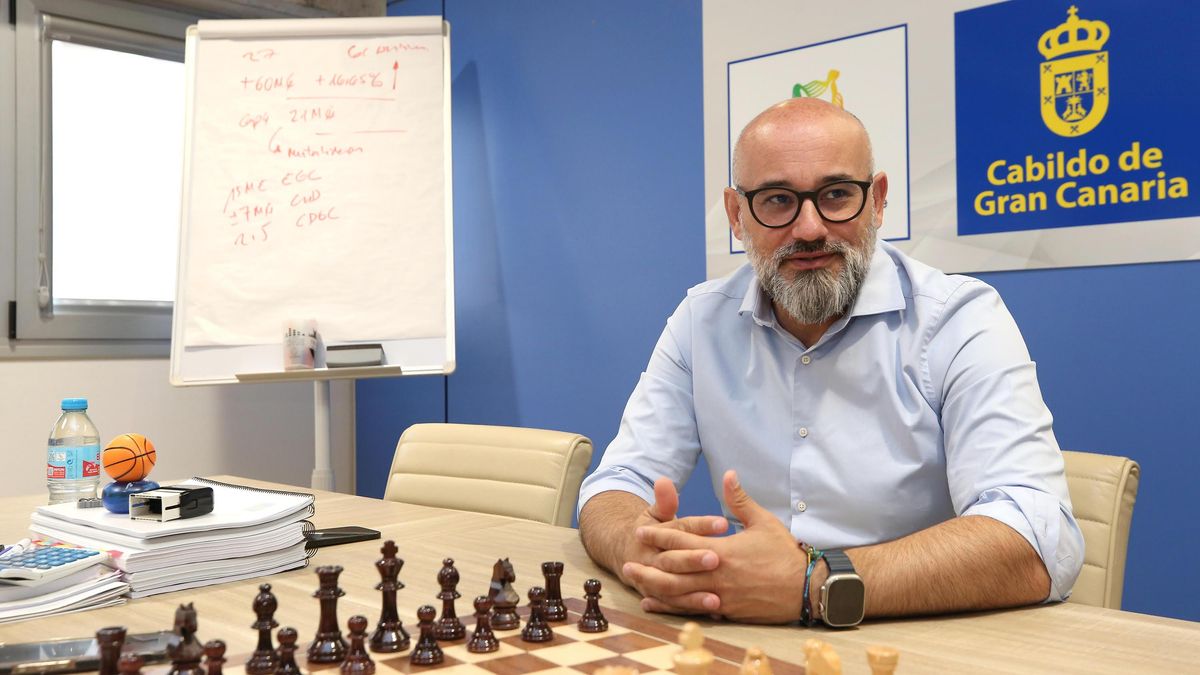 Aridany Romero, consejero de Deportes del Cabildo de Gran Canaria.