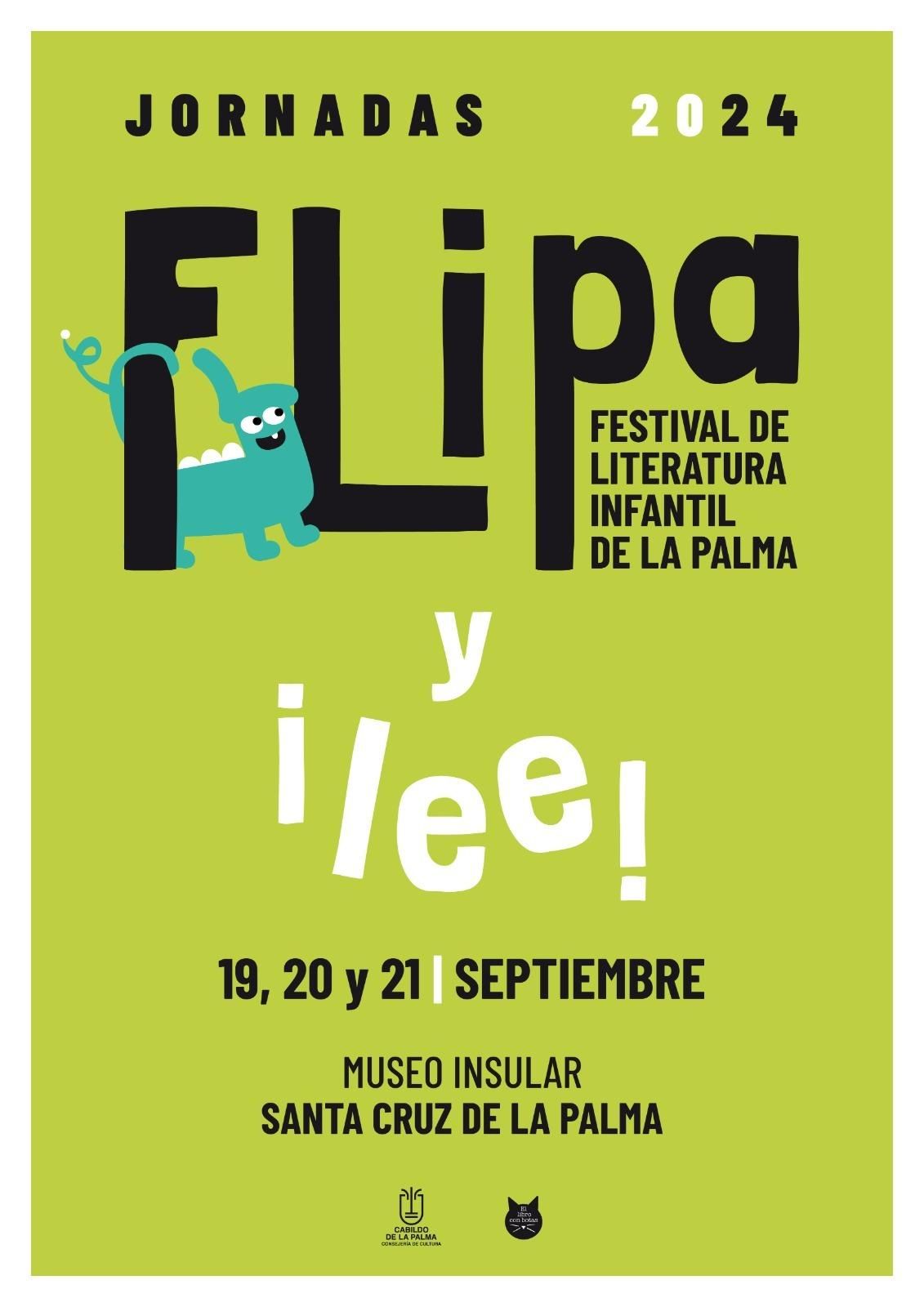 Cartel del festival de literatura infantil.